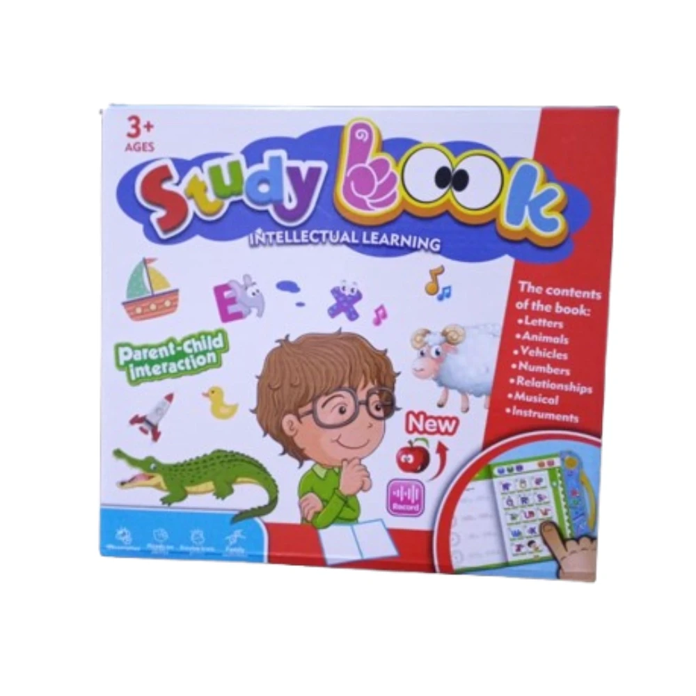 Study Book Intellectual Learning Toy for Kids 3+ Years