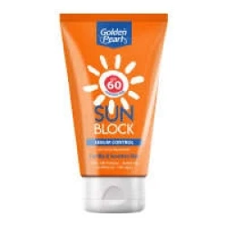 Golden Pearl SPF 60 Sun Block Sebum Control for Oily & Sensitive Skin 100ml