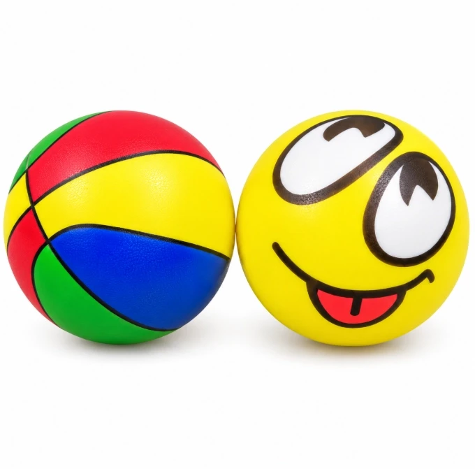 Kids Soft Foam Balls Assorted Designs 1 Pc