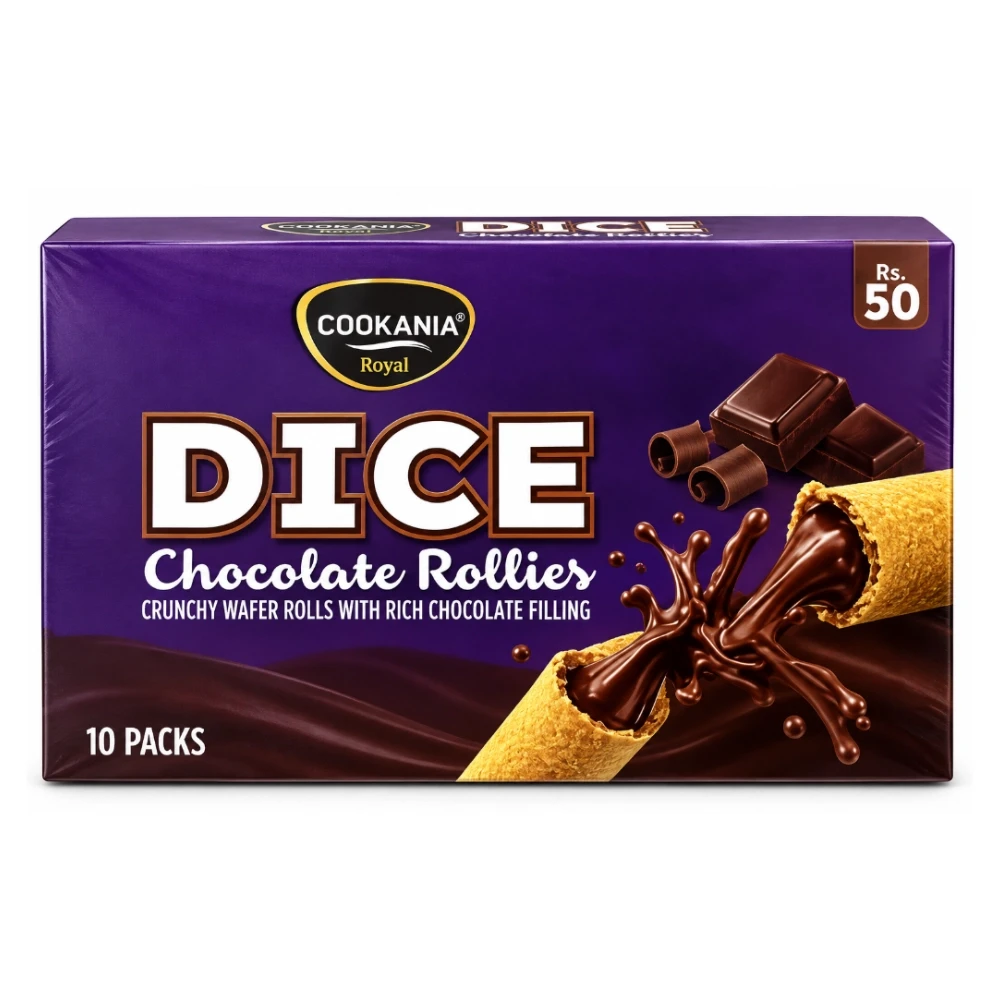 Cookania Royal Dice Chocolate Rollies 10 Packs