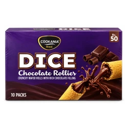 Cookania Royal Dice Chocolate Rollies 10 Packs