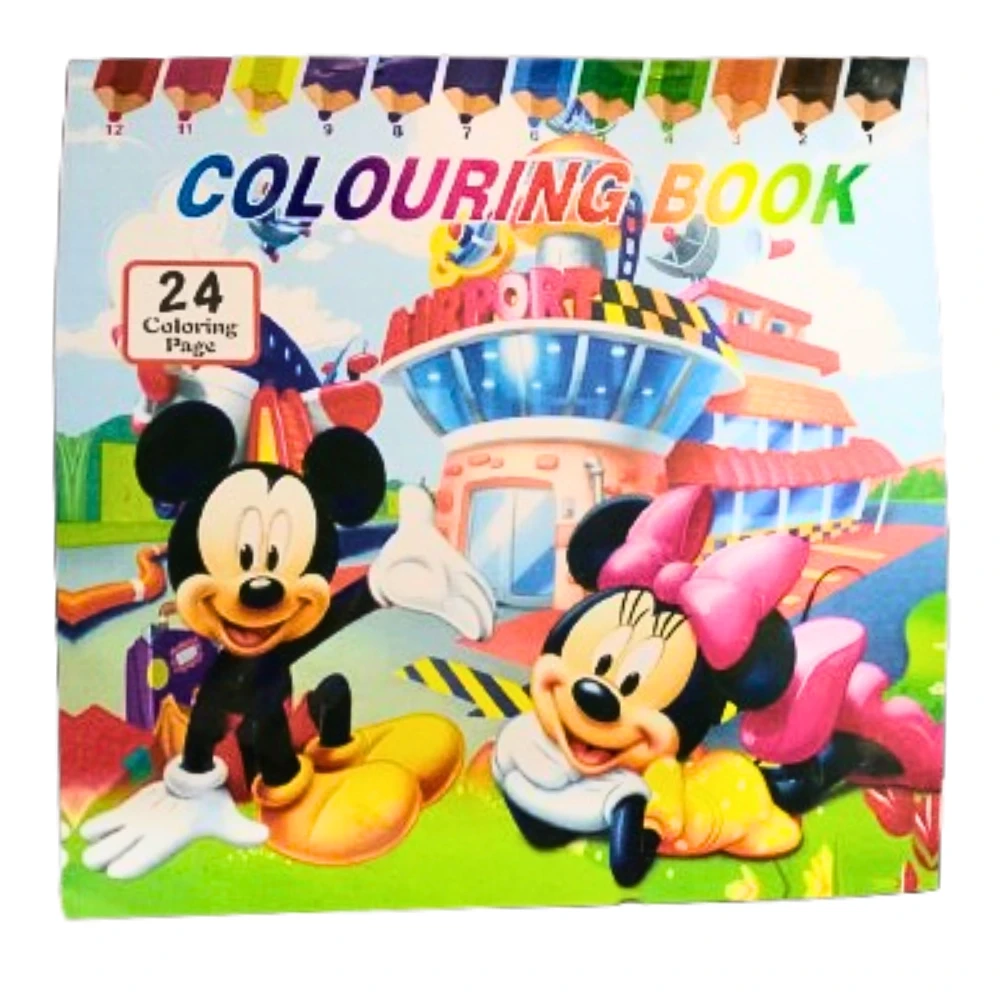 Colouring Book 24 Pages Assorted Designs
