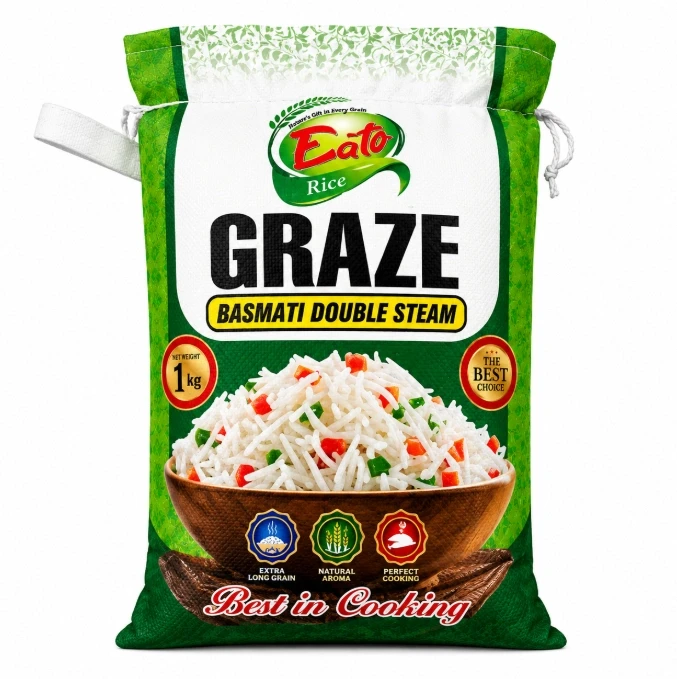 Eato Graze Basmati Rice Bag 1Kg