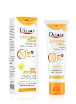 Disaar Suncreen Cream Licorice Root & Sunflower Seed Oil 50g