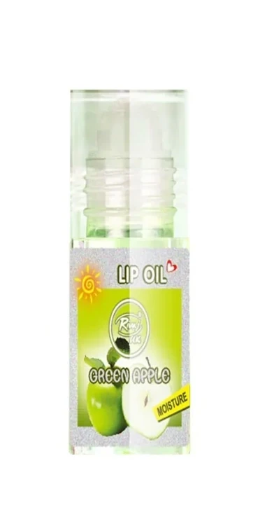Rivaj Lip Oil Green Apple Tinted Pink Deep Moisture