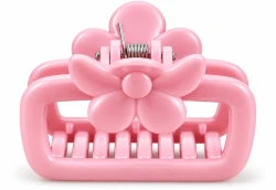 Flower Shape Hair Claw Clip (Assorted Color)-