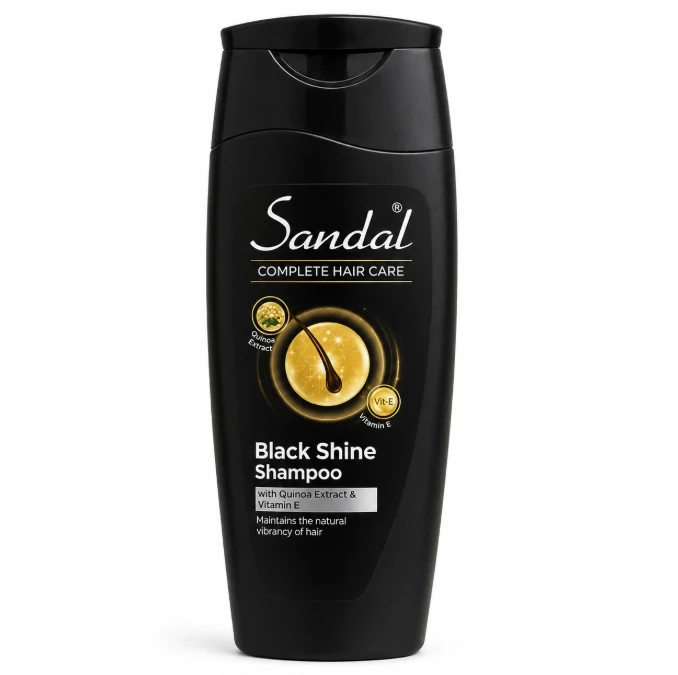 Sandal Complete Hair Care Black Shine Shampoo 360ml