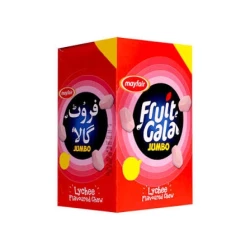 Mayfair Fruit Gala Jumbo Lychee Flavoured Chew 100-Pcs Box