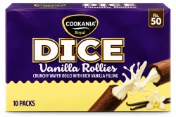Cookania Royal DICE Vanilla Rollies 10 Packs