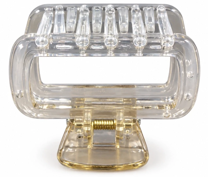 Rectangular Hair Claw Clip for Girl (Assorted Color)-