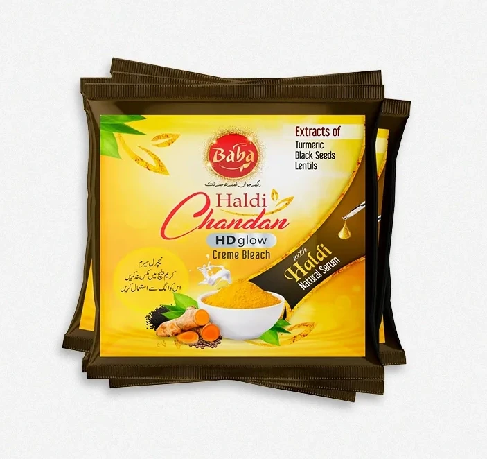 Baba Chandan Haldi HD glow Creme Bleach Sachet