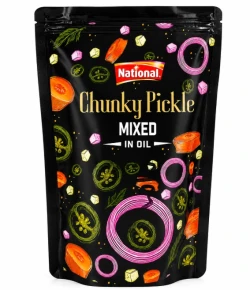 National Chunky Pickle Mixed in Oil 150g