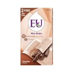 Eu Wax Strips Extra large Body wax Strips 12 Chocolate