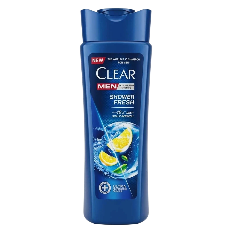 Clear Men Shower Fresh Anti-Dandruff Shampoo 185ml