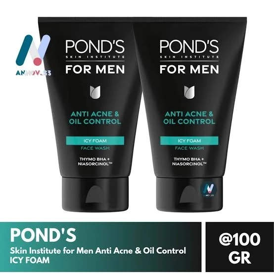 Ponds Men Anti Acne & Oil Control Icy Foam Face Wash 100ml