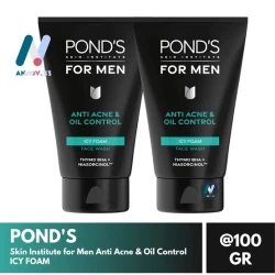 Ponds Men Anti Acne & Oil Control Icy Foam Face Wash 100ml