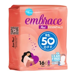 Embrace Essentials Maxi Extra Long Pads 16-Pads