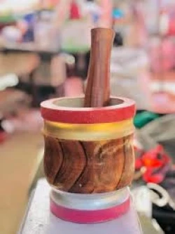 Wooden Dori Danda (Mortar & Pestle) Medium-
