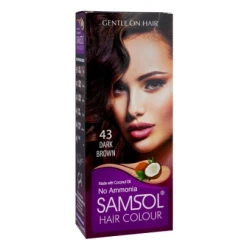 Samsol No Ammonia Hair Colour 43 Dark Brown 23ml