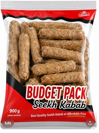 Big Bird Budget Pack Chicken Seekh Kabab 990gram