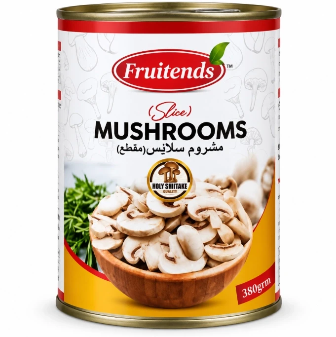 Fruitends Sliced Mushrooms 380gm