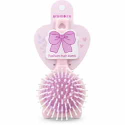 Round Shape Hair Brush for Girls (Assorted Color)