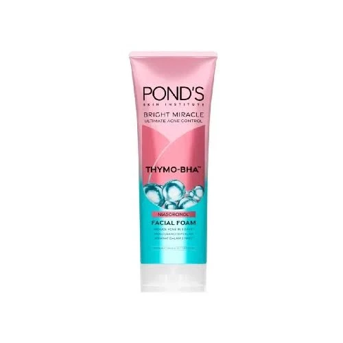 Ponds Bright Miracle Ultimate Acne Control Thymo-Bha Facial Foam Imported 50gm