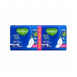 Molped Maxi Thick Aloe Vera Freshness Extra Long 16 Pads