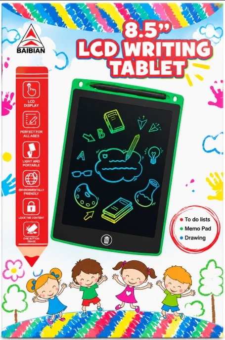 Baibian 8.5 Inch LCD Writing Tablet for Kids