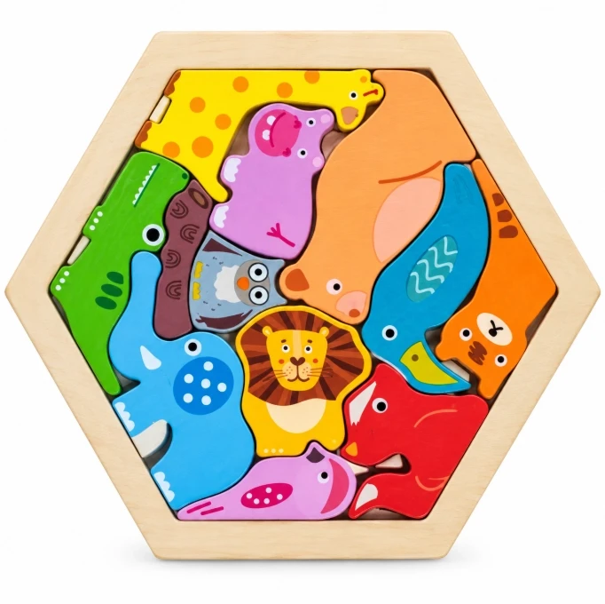 Wooden Puzzle Board Assorted Designs
