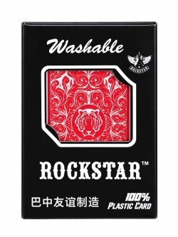 Rockstar PLastic Tash Card Washable