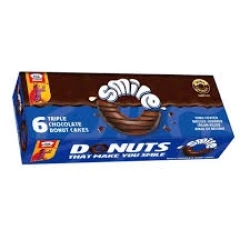 Peek Freans Smile Triple Chocolate Donut Cake 6-Pcs Box