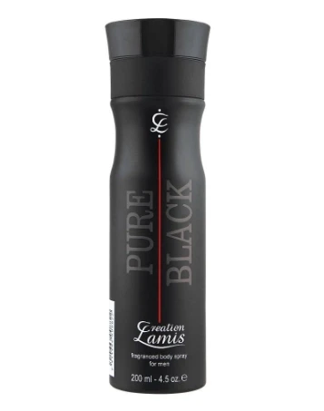Lamis Creation Pure Black Body Spray 200ml