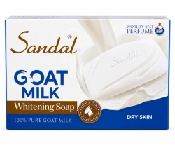 Sandal Goat Milk Whitening Soap for Dry Skin