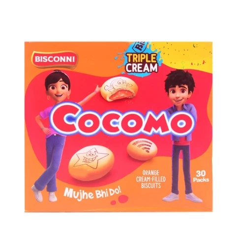Bisconni Cocomo Orange 30 Packs Box