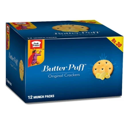 Peek Freans Butter Puff Original Crackers 12 M/B Rs.30