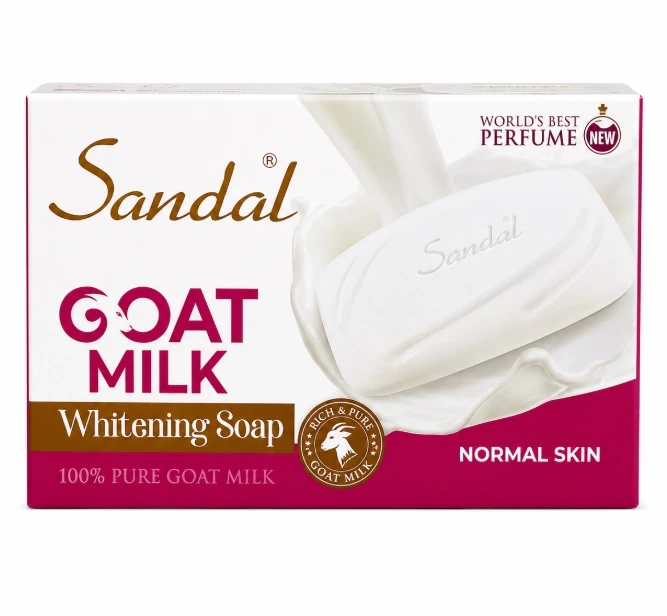 Sandal Goat Milk Whitening Soap Normal Skin