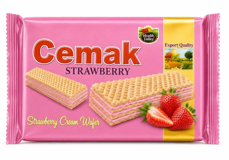 Health Valley Cemak Strawberry Cream Wafer