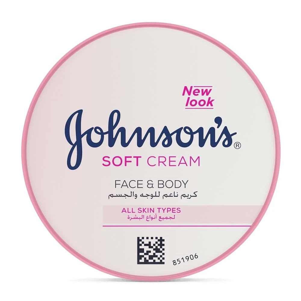 Johnsons Soft Cream Face & Body 200ml