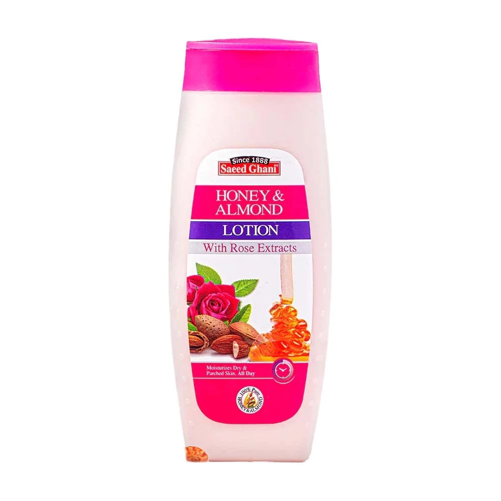 Saeed Ghani Honey & Almond Lotion with Rose Extracts 200ml