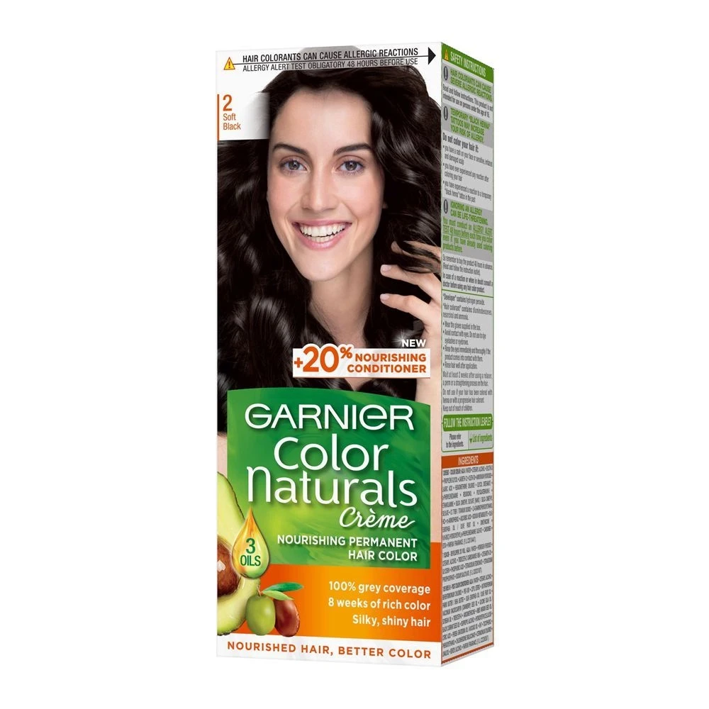 Garnier Naturals Hair Color 2 Soft Black