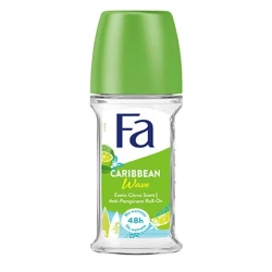 Fa Caribbean Wave Exotic Citrus Scent Roll On Deodorant for Women 50ml