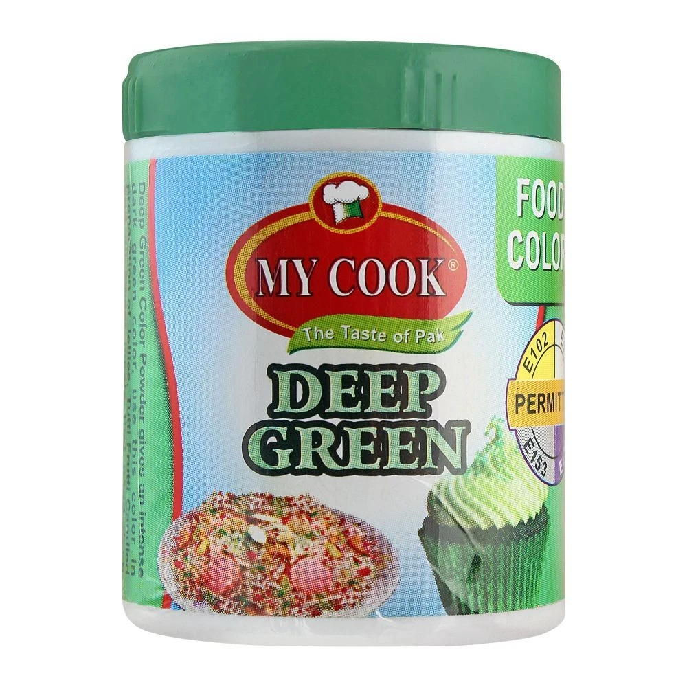 My Cook Deep Green Food Color 25gm
