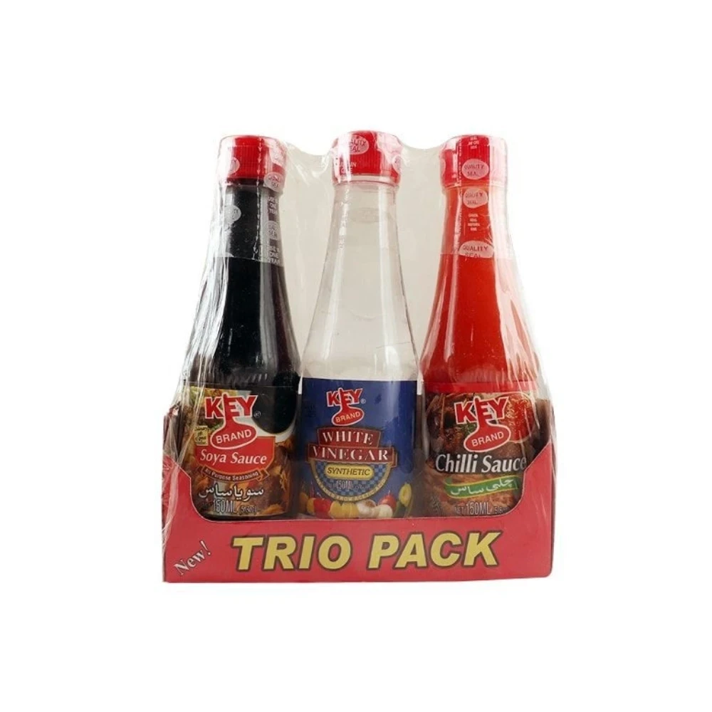 Key Brand Chinese Sauces (3x275ml) Bachat Pack