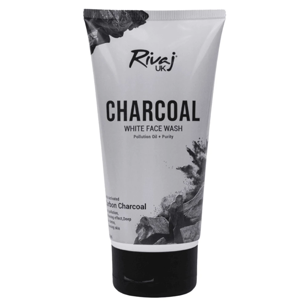 Rivaj Charcoal White Face Wash 100ml