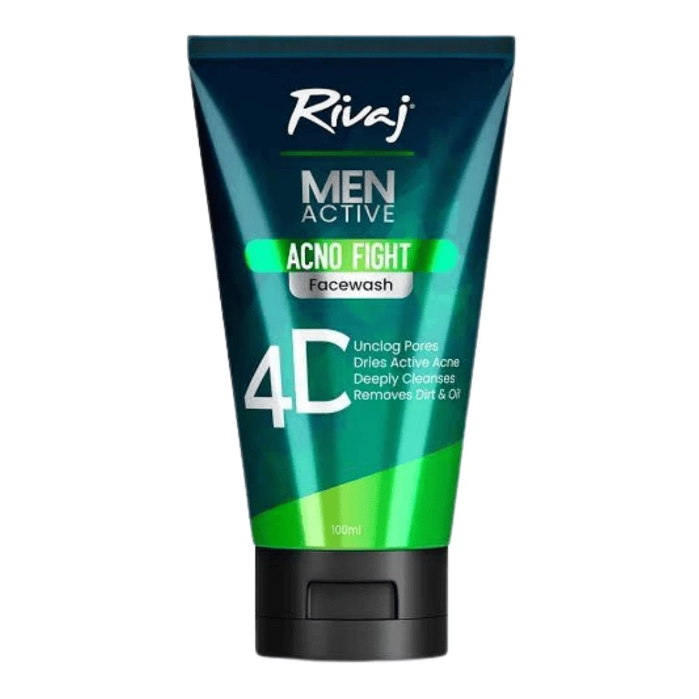 Rivaj Men Active Acno Fight Face Wash 100m