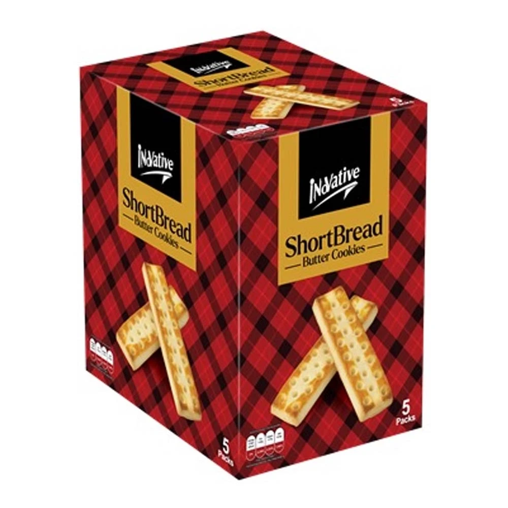 Inovative Short Bread Butter Cookies 5 Packs Box