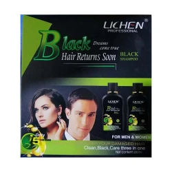 Lichen Professional Black Shampoo 100ml x 2
