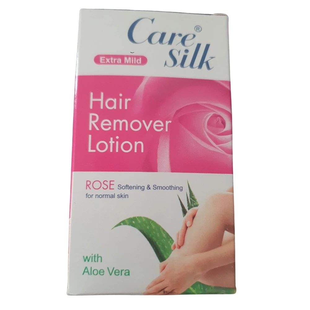 Care Silk hair Remover Lotion Rose with Aloe Vera Softening & Smoothing 120ml