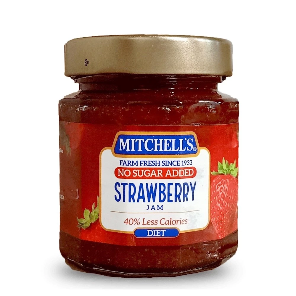 Mitchells Strawberry Diet Jam 300gm